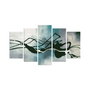 Wallity Pintura Decorativa MDF 5PMX-037 Multicolor